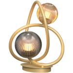 Goldene Wofi LED Tischleuchten & LED Tischlampen aus Metall 