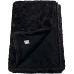 Schwarze Musterring Kuscheldecken & Wohndecken aus Textil 