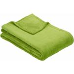 Reduzierte Grüne Unifarbene IBENA Kuscheldecken & Wohndecken aus Kunstfaser 130x180 