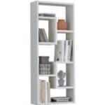 Weiße Wohnling Bücherregale aus Holz Breite 0-50cm, Höhe 50-100cm, Tiefe 0-50cm 