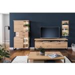 Reduzierte Braune MCA furniture Holz-Wohnwände aus Eiche Breite 300-350cm, Höhe 50-100cm 