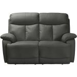 Wohnwert Ledersofa Ambra - grau - Materialmix - 160 cm - 102 cm - 102 cm - Polstermöbel > Sofas > 2-Sitzer
