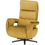 Wohnwert Relaxsessel Liora - gelb - Materialmix - 77 cm - 108 cm - 87 cm - Polstermöbel > Sessel > Fernsehsessel