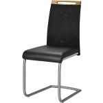 Wohnwert Schwingstuhl Mero - schwarz - 43,5 cm - 100 cm - 57,5 cm - Stühle > Esszimmerstühle