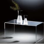 Moderne Topdesign Rechteckige Beistelltische Glas aus Plexiglas Breite 50-100cm, Höhe 0-50cm, Tiefe 0-50cm 