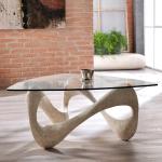 Moderne Basilicana Dreieckige Design Tische aus Stein Breite 100-150cm, Höhe 0-50cm, Tiefe 50-100cm 
