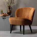 Braune Retro Basilicana Lounge Sessel aus Massivholz Breite 50-100cm, Höhe 50-100cm, Tiefe 50-100cm 