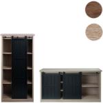 Industrial Mendler Sideboards Schiebetüren aus Metall Breite 100-150cm, Höhe 150-200cm, Tiefe 0-50cm 