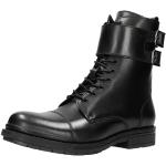 WOJAS - Biker Boots | Schnürstiefeletten | Stiefeletten für Herren | Winterstiefel | Schuhe aus Leder| Schwarz 24034-51 - Gr. 44