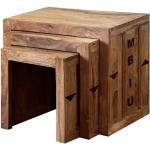 Reduzierte Wolf Möbel Container Holztische aus Palisander 3-teilig 