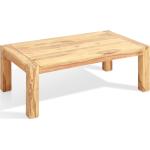 Braune Rustikale Wolf Möbel Yoga Rechteckige Couchtische & Wohnzimmertische aus Holz 