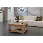 Braune Wolf Möbel Yoga Rechteckige Couchtische & Wohnzimmertische aus Holz 