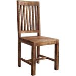 Reduzierte Rustikale Wolf Möbel Guru Holzstühle aus Massivholz Breite 0-50cm, Höhe 100-150cm, Tiefe 0-50cm 