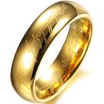 Der Herr der Ringe Vergoldete Ringe aus vergoldet 24 Karat für Herren 