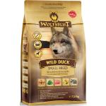 5 kg WOLFSBLUT Wild Duck Trockenfutter für Hunde aus Eisen mit Ente & Kartoffel 