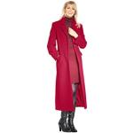 Rote Heine Blazermäntel aus Wolle enganliegend für Damen Größe XS 