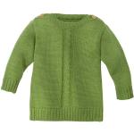 Grüne Minibär Nachhaltige Kinderzopfpullover für Babys für den für den Herbst 