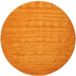 Orange Unifarbene Moderne Rugvista Runde Wollteppiche 250 cm 