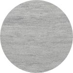 Graue Unifarbene Theko Runde Runde Teppiche 150 cm aus Textil 