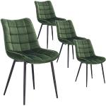 Reduzierte Dunkelgrüne Moderne Woltu Gartenstühle Metall aus Polyrattan Breite 0-50cm, Höhe 0-50cm, Tiefe 0-50cm 4-teilig 