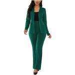 Grüne Business Damenhosenanzüge Größe XL 2-teilig 