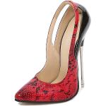 Rote Spitze High Heels & Stiletto-Pumps aus PU atmungsaktiv für Damen Größe 39 für den für den Sommer 