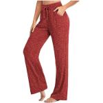 Rote Damenschlafanzüge & Damenpyjamas Größe XL für den für den Frühling 