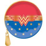 Blaue Wonder Woman Herrenmünzbörsen mit Reißverschluss 