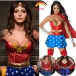 Reduzierte Rote Wonder Woman Superheld-Kostüme für Damen Einheitsgröße 