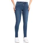 Blaue wonderjeans Slim Fit Jeans aus Denim für Damen Weite 42 