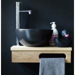 Wood Konsole "Gäste-WC" mit Handwaschbecken, 40 cm Wood B: 40 T: 20 H: 10 cm eiche natur 56014-2-5-HN