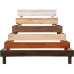 Hellbraune Moderne Hasena Wood-Line Betten lackiert aus Massivholz 100x200 