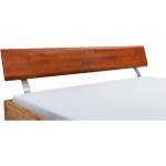 Reduzierte Hellbraune Moderne Hasena Wood-Line Betten-Kopfteile lackiert aus Massivholz 180x200 