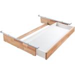 Weiße Moderne Hasena Wood-Line Kommoden Buche lackiert aus Massivholz mit Schublade Höhe 0-50cm 