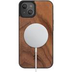 Braune Woodcessories iPhone 14 Hüllen Art: Bumper Cases aus Silikon 