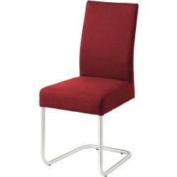 Freischwinger Lance - rot - Materialmix - 48 cm - 99 cm - 69 cm - Stühle > Esszimmerstühle