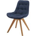 Woodford Esszimmerstuhl mit erhöhter Sitzkante Bennet - blau - Materialmix - 56 cm - 84 cm - 63 cm - Stühle > Esszimmerstühle