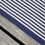 Gestreifte Woodnotes River Outdoor-Teppiche & Balkonteppiche aus Wolle UV-beständig 