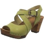 Grüne Woody Shoes Elenor Damenclogs & Damenpantoletten Größe 42 