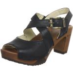 Schwarze Woody Shoes Elenor Damenclogs & Damenpantoletten Größe 37 
