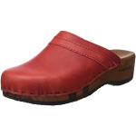 Rote Woody Shoes Damenclogs & Damenpantoletten Größe 38 