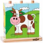Woody Holz Tiere Puzzle 9 teilig 1 St