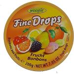 Woogie Frucht-Bonbons "Fine Drops" in der wiederverschließbaren 200g Dose