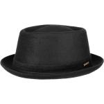 Schwarze Elegante Stetson Herrenhüte 57 für den für den Winter 