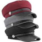 Schwarze Army-Caps aus Polyester Handwäsche für Herren für den für den Herbst 