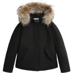 Reduzierte Schwarze Wasserdichte Woolrich Mini Arctic Parkas für Damen Größe S für den für den Winter 