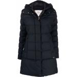 Blaue Woolrich Prescott Maxi Daunenmäntel lang aus Polyamid für Damen für den für den Winter 