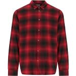 Reduzierte Rote Karo Casual Woolrich Flanellhemden mit Knopf aus Flanell für Herren Größe XL 