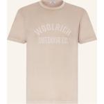 Beige Woolrich T-Shirts aus Baumwolle für Herren Übergrößen 