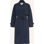 Dunkelblaue Woolrich Trenchcoats aus Polyester für Damen Größe XS 